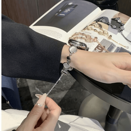 【N726】アップル ウォッチ バンド 人気 女性 apple watch バンド ビーズ チェーン