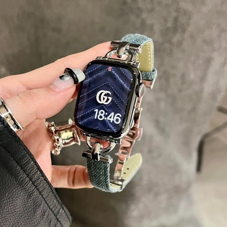 【N312】アップルウォッチ バンド デニム apple watch バンド かわいい