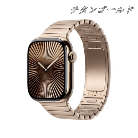 【N832】調節工具不要 アップル ウォッチ バンド ステンレス apple watch リンク ブレスレット 高級 男女兼用