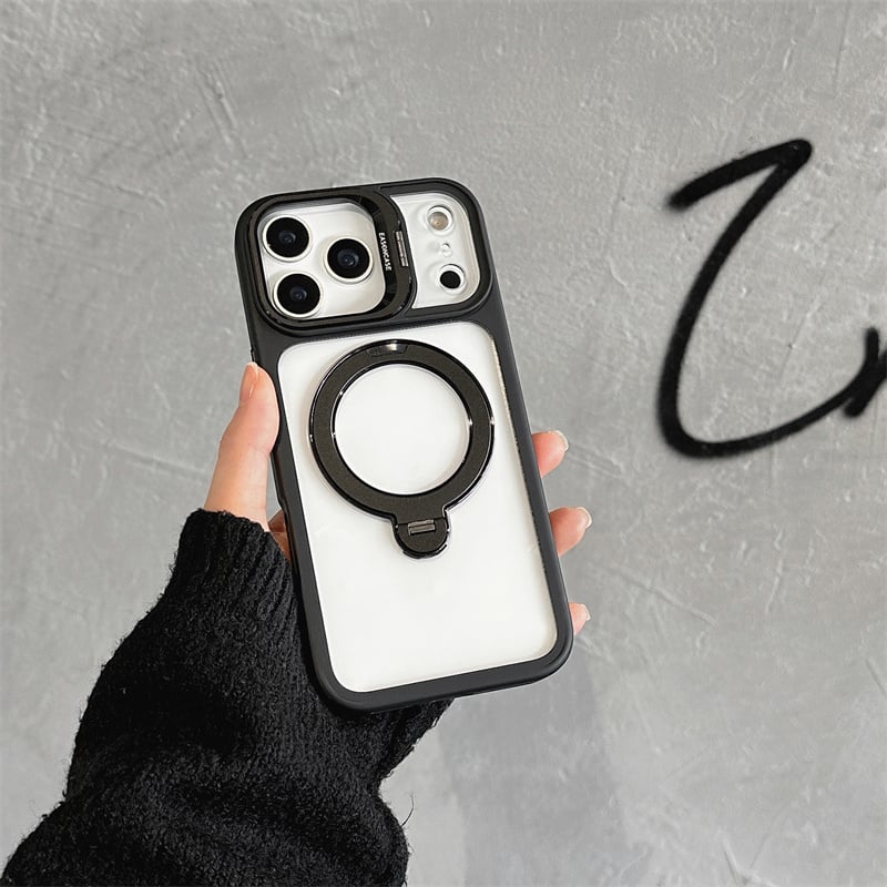 N205】ダブル スタンド iphone17/17pro ケース magsafe iphon