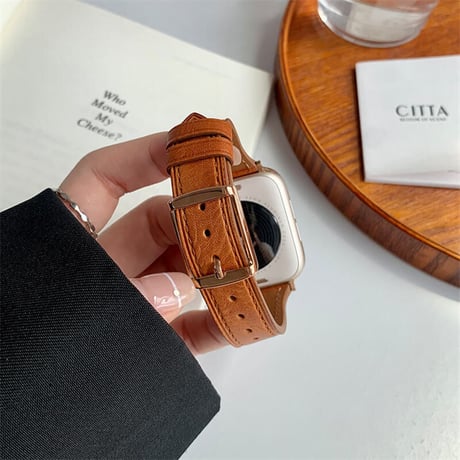 【N322】本革 applewatch バンド くすみカラー 40/42/49mm アップル ウォッチ ウルトラ バンド グレー レザー
