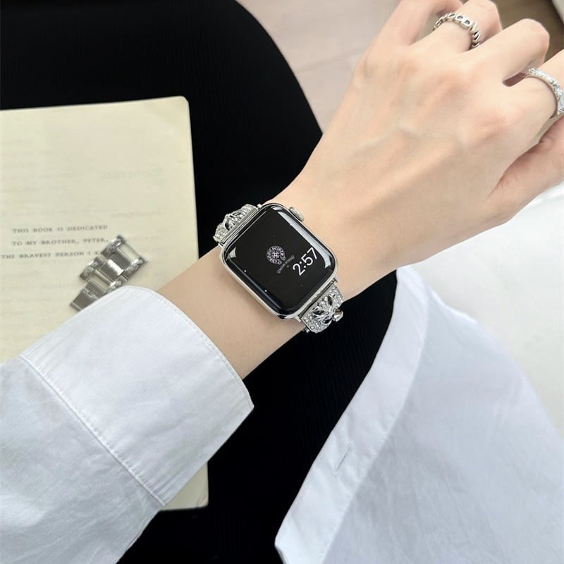 N579】apple watch バンド キラキラ アップル ウォッチ チェーン N579】apple watch バンド キラキラ アップル ウォッチ チェーン