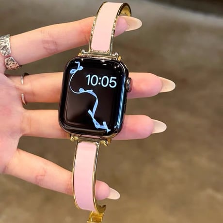 【N828】アップルウォッチ バングル 人気 apple watch 11/SE3 バンド かわいい