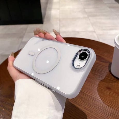 【N263】iphone17e/16e/16/16plus ケース magsafe対応 スマホケース 透明 かわいい