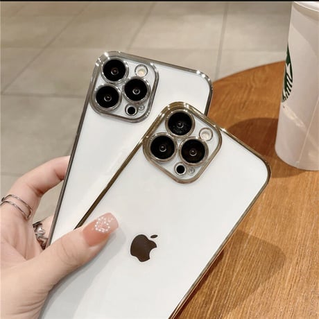 【N430】iphone16/16pro クリア ケース 黄 ば ま ない iphone15/15pro サイドカラーケース カメラまで保護
