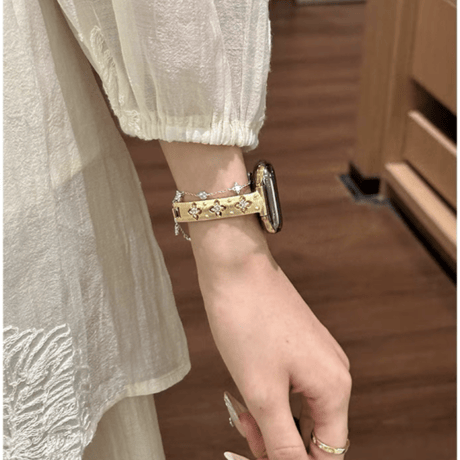【N614】apple watch バングル キラキラ アップル ウォッチ バンド 女性 人気