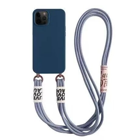 【N062】韓国 流行り iPhone16/15/14/13/12ケース 斜めがけ ショルダーストラップ付きスマホケース 男女兼用