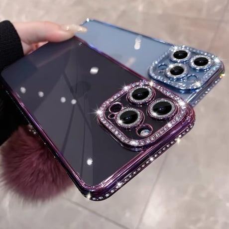 【N274】iphone17/17proケース人気女子 iphone クリア ケース かわいい【カメラ保護フィルム一体型】