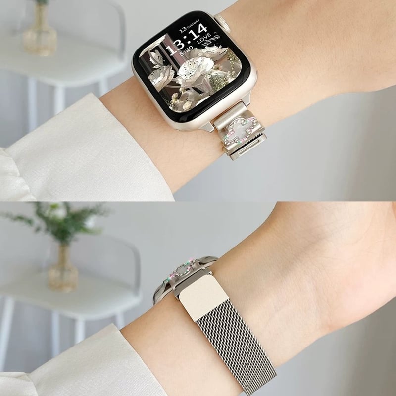 N739】アップル ウォッチ マグネット バンド apple watch ミラネーゼ