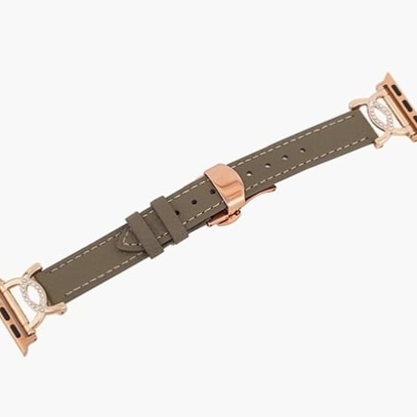 【N609】アップル ウォッチ バンド 革 d バックル apple watch バンド レディース