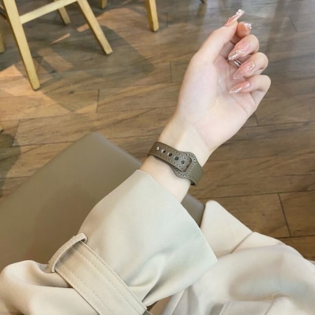 【N233】Apple Watch バンドおすすめ トップレザー 牛革 アップルウォッチ バンド 高級