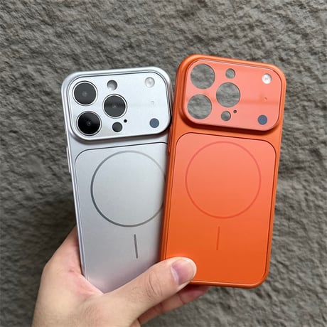 【N744】高品質 iphone17pro オレンジ に 合う ケース マット・ガラス iphone17 ケース カメラ 保護