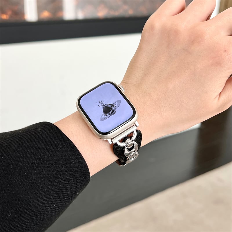 N765】アップル ウォッチ バンド かっこいい レザー apple watch 11
