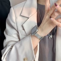 【N571】アップル ウォッチ12 バンド 女性 人気 apple watch バンド かわいい 細め