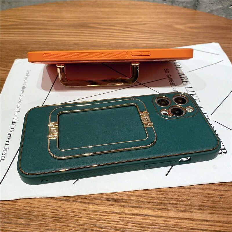 N184】スタンド付きiPhone15/14/13/12/11など対応ケース ハードケース