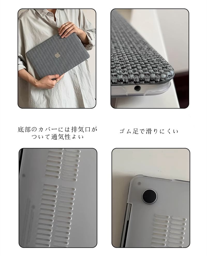 ノートパソコンケース MacBook Pro 13 ホワイト 蝶 キーボード ノートパソコンケース MacBook Pro 13 ホワイト 蝶 キーボード