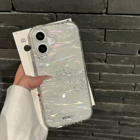 【N546】iphone ケース キラキラ 半 透明 iphone ケース 大人 可愛い