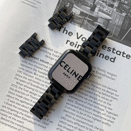 【N050】apple watch ステンレスバンド 高級 黒 シルバー アップルウォッチ バンドとカバーset人気