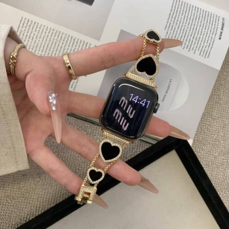 【N645】apple watch ブレスレット アップル ウォッチ Series11/SE3対応 バンド 女性 人気