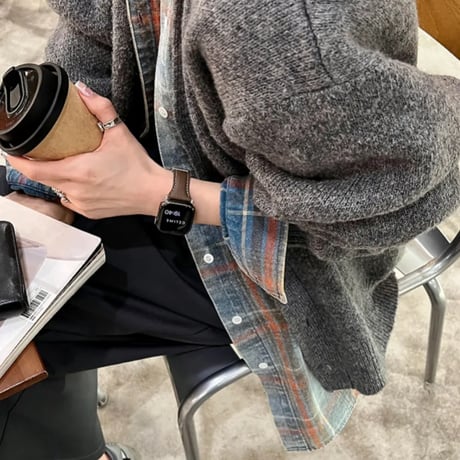 【N448】apple watch マグネット バンド アップル ウォッチ バンド 革 おしゃれ