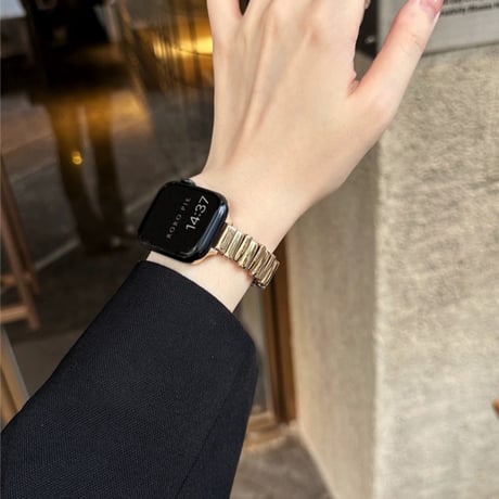 【N244】アップル ウォッチ バンド ステンレス apple watch バンド おしゃれ