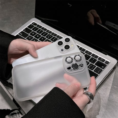 【N033】iphone クリア ケース 黄 ば ま ない iphone ケース 透明 可愛い【カメラ保護フィルム一体型】