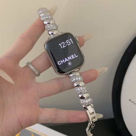 【N725】apple watch バンド キラキラ 42mm/46mm アップル ウォッチ バンド 人気 女性