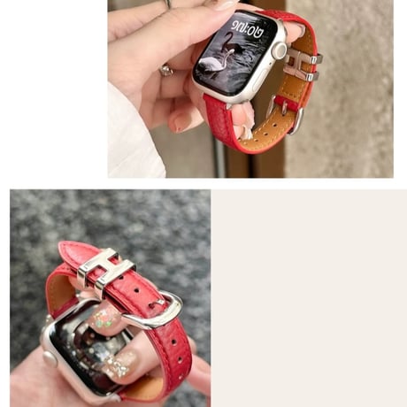 【N753】applewatch バンド かわいい アップルウォッチ バンド 女性 レザー