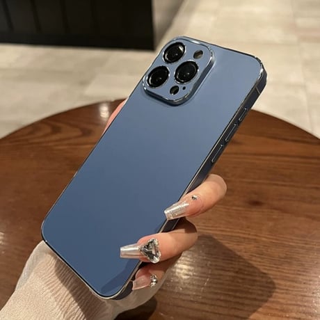 【N400】iphone17/17pro ケース シンプル おしゃれ iphone 16proケース メタリック カメラ保護