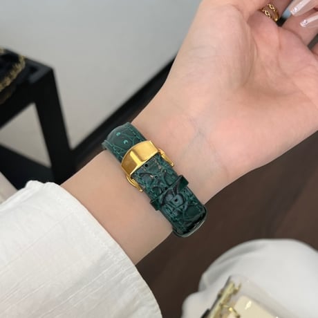 【N638】apple watch series 10/11 バンド 革 クロコダイル アップル ウォッチ バンド 女性 人気