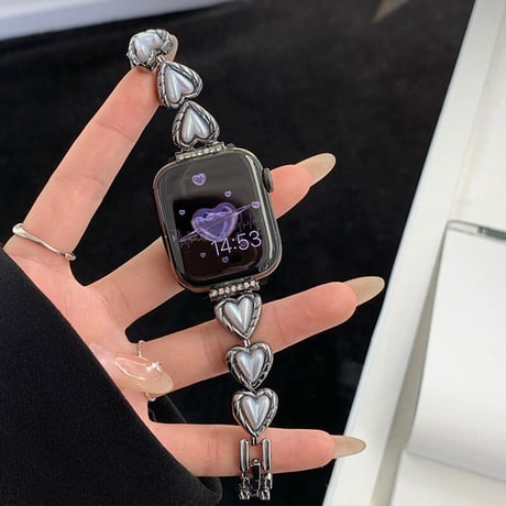 【N282】アップルウォッチ バンド 女性 おしゃれ 人気 applewatch バンド キラキラ