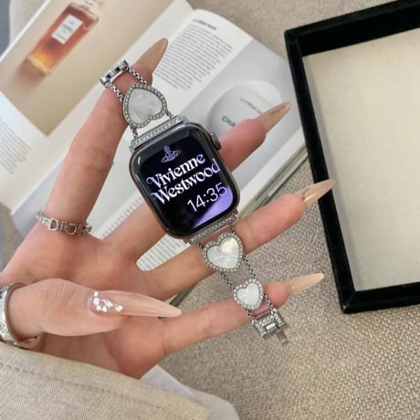 【N645】apple watch ブレスレット アップル ウォッチ Series11/SE3対応 バンド 女性 人気