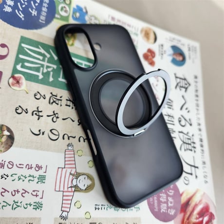 【N756】iphone17 マグ セーフ ケース スタンド 付き iphone ケース マット