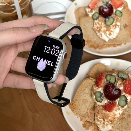 【N602】アップル ウォッチ マグネット バンド apple watch バンド レザー&シリコン