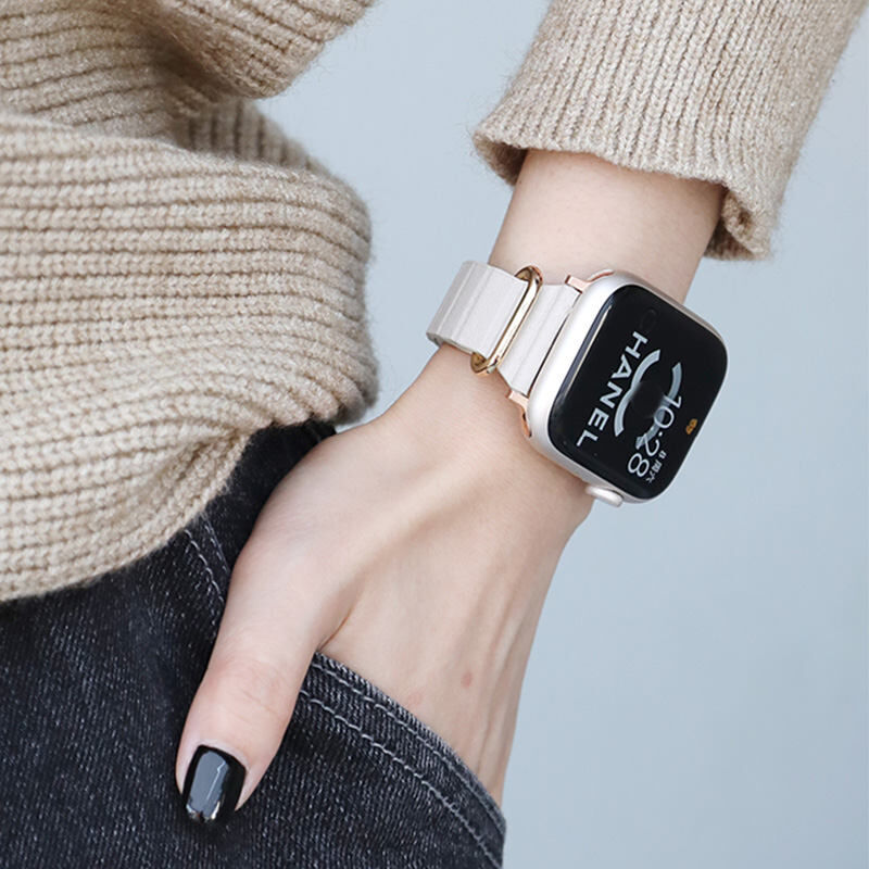 N324】apple watch バンド マグネット 磁石 革 アップル N324】apple watch バンド マグネット 磁石 革 アップル