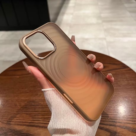 【N370】指紋がつかない iphoneケース マット iphone17pro デザート チタニウム に 合う ケース