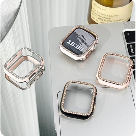 【N651】アップル ウォッチ カバー キラキラ apple watch 保護 ケース かわいい