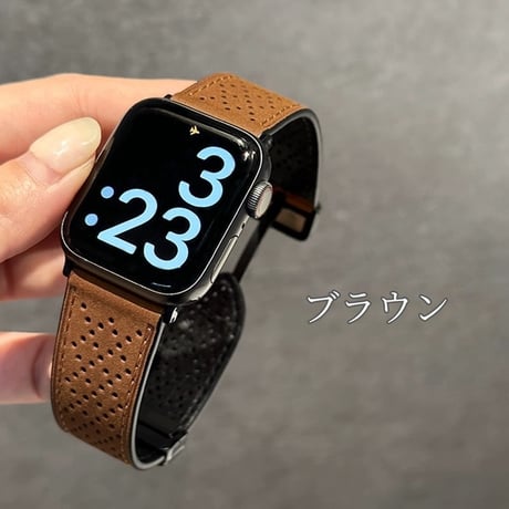 【N561】マグネット apple watch バンド 蒸れない アップル ウォッチ バンド 革