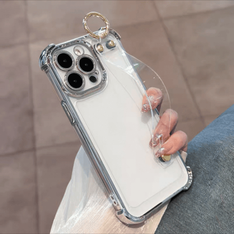 【N691】iphone ケース クリア ショルダー iphone ケース 衝撃 に 強い バンド 付き