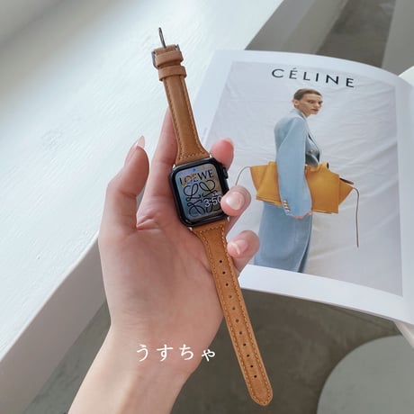 【N217】Apple Watch バンドおすすめ トップレザー 牛革 アップルウォッチ バンド 高級