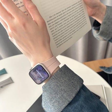 【N646】アップル ウォッチ Series11/SE3対応 バンド シリコン apple watch バンド マグネット 男女兼用