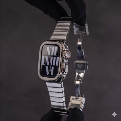 【N829】一瞬でUltraに変身 アップル ウォッチ ウルトラ 風 ケース apple watch ケース メタル