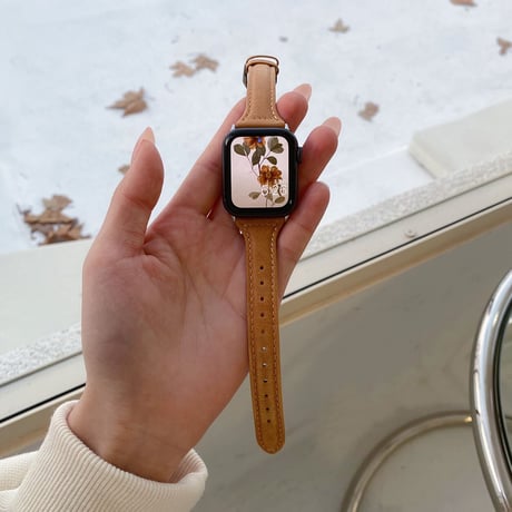 【N217】Apple Watch バンドおすすめ トップレザー 牛革 アップルウォッチ バンド 高級