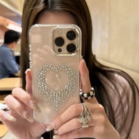 【N690】iphoneケース クリア おしゃれ iphoneケース 可愛い デコ ストーン