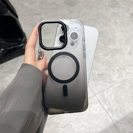 【N517】iphone15 ケース 衝撃に最強 かわいい iPhoneケース グラデーション magsafe対応