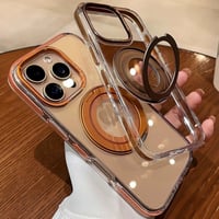 【N527】iphone17/17pro ケース マグセーフ スタンド iphone ケース クリア おしゃれ