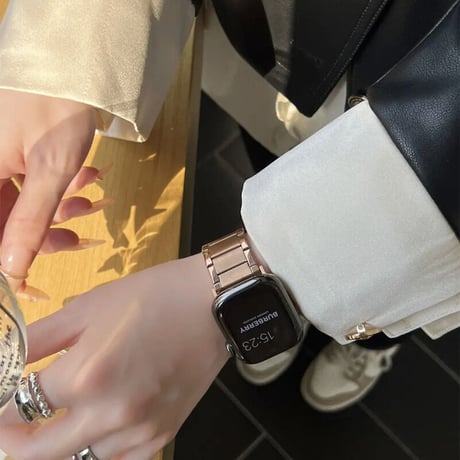 【N382】アップル ウォッチ バンド メンズ 女性 人気 apple watch バンド ビジネス ステンレス