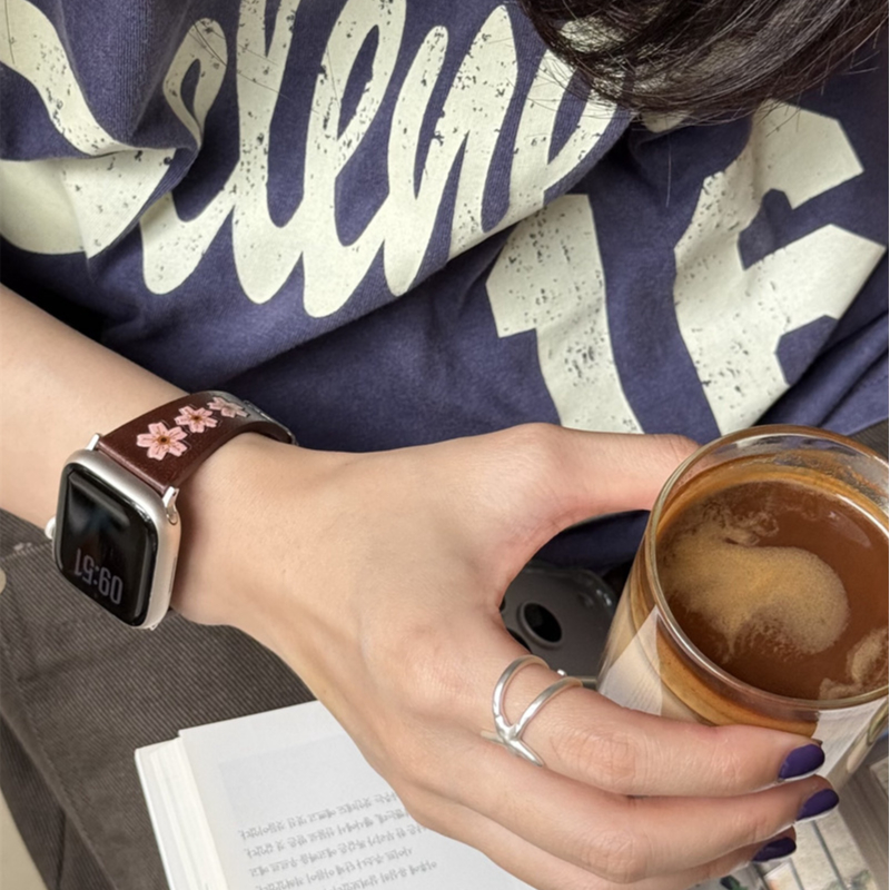 さくら　レザーバンド　アネモネ　Apple Watch やっぱりピンクもないと。笑 | 上原さくらオフィシャルブログ Powered