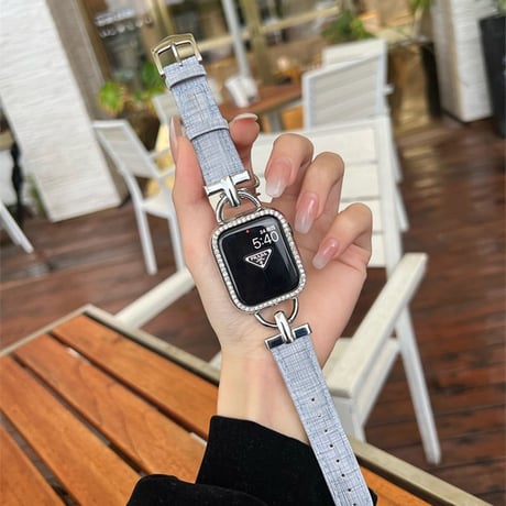 【N266】「apple watchカバー付き」パステルカラー apple watch レザー バンド アップル ウォッチ バンド 女性 set