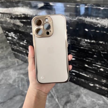 【N107】iPhone17/16/16pro ケース 耐 衝撃 最強 iPhone15ケース 指紋つかない メタリックフレーム
